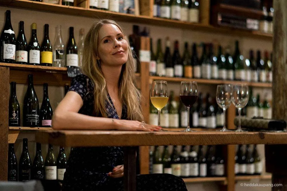 Naturvin på vinbaren Terroir i San Francisco.
