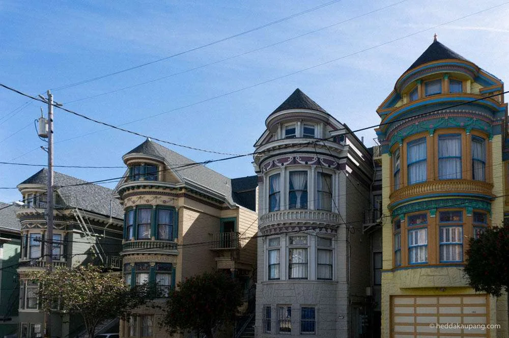 Victoriansk arkitektur i Haight-Ashbury.