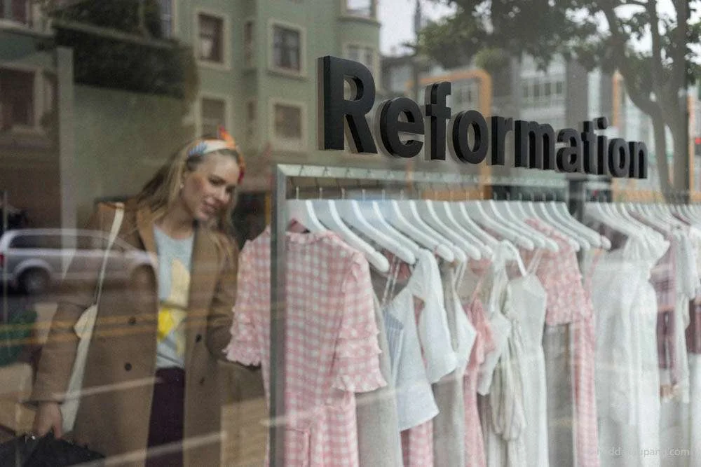 Reformation-butikken i Mission District.