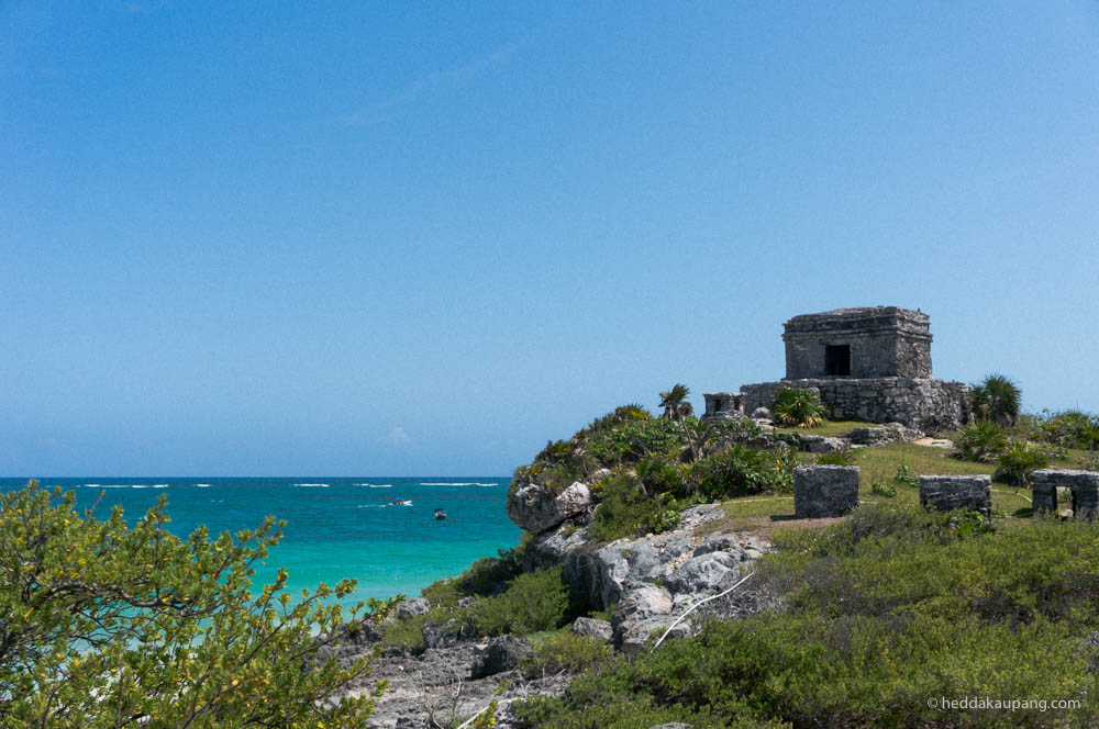 The ruins in Tulum