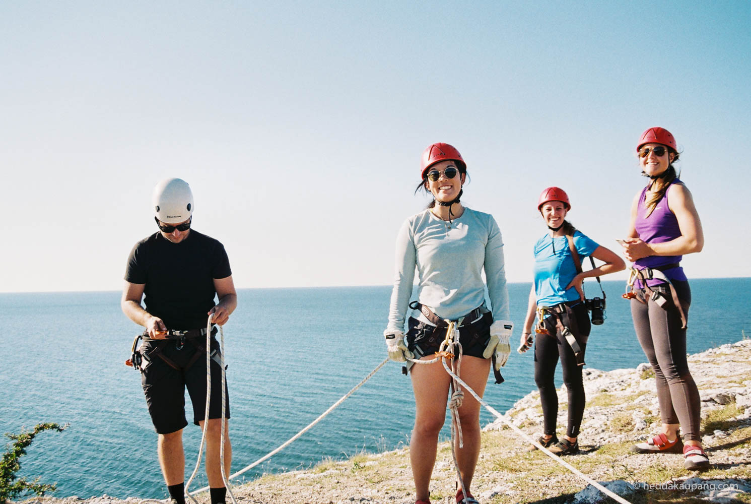 climbing at Högklint