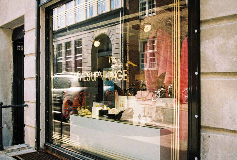 luxury vintage at Time's Up Vintage in Copenhagen