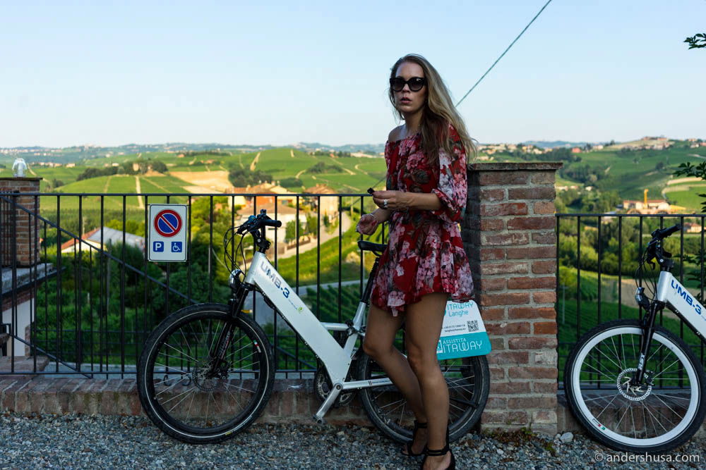 Cycling in La Morra